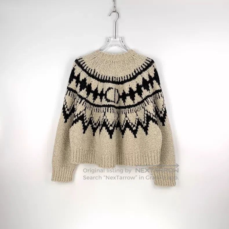 Dior Dior Beige half-wool sweater Size S / US 4 / IT 40 - 4 Thumbnail