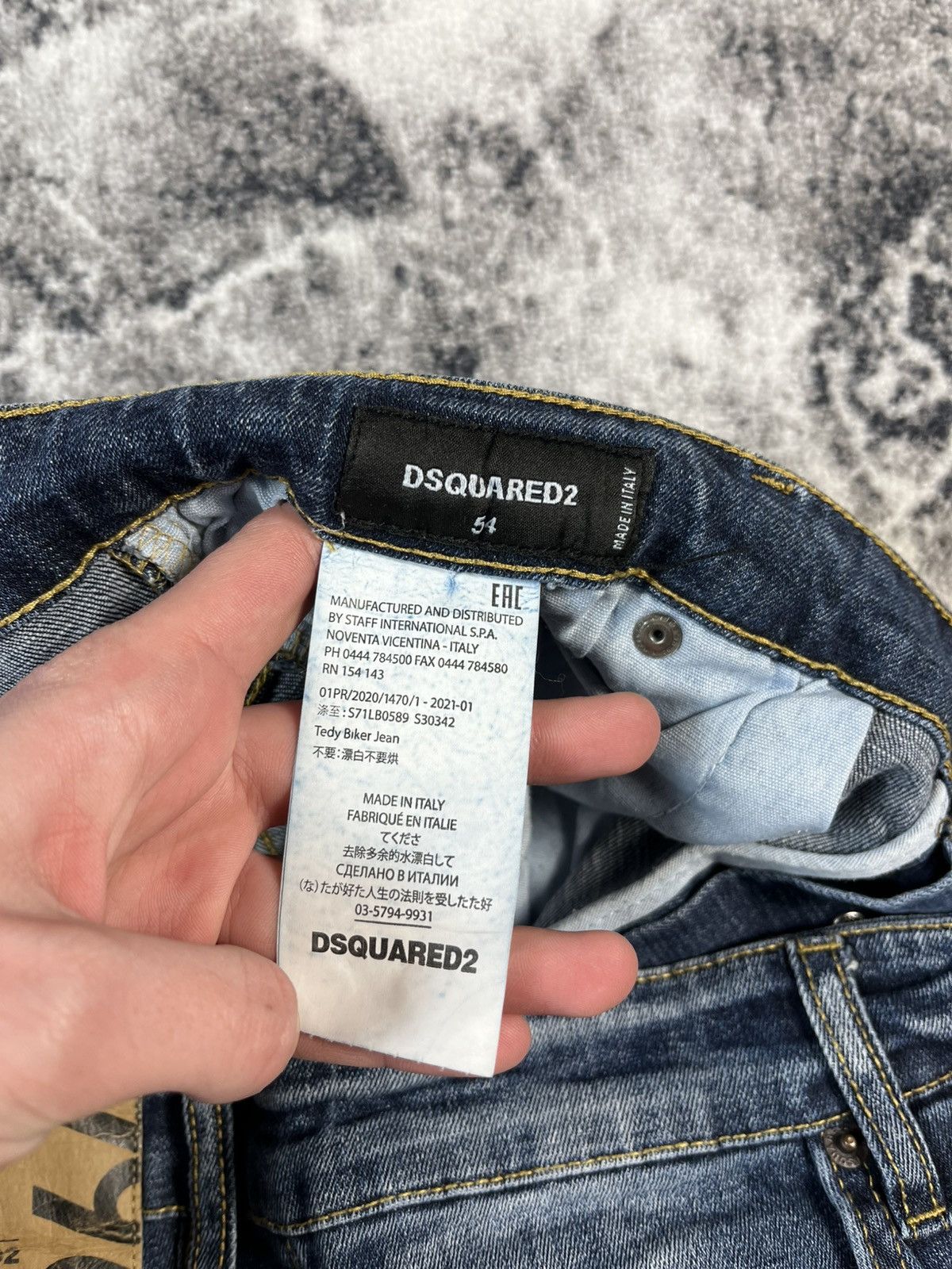 Dsquared2 Dsquared2 Tidy Biker Jeans Size 54 Fit 36 Size US 36 / EU 52 - 12 Thumbnail