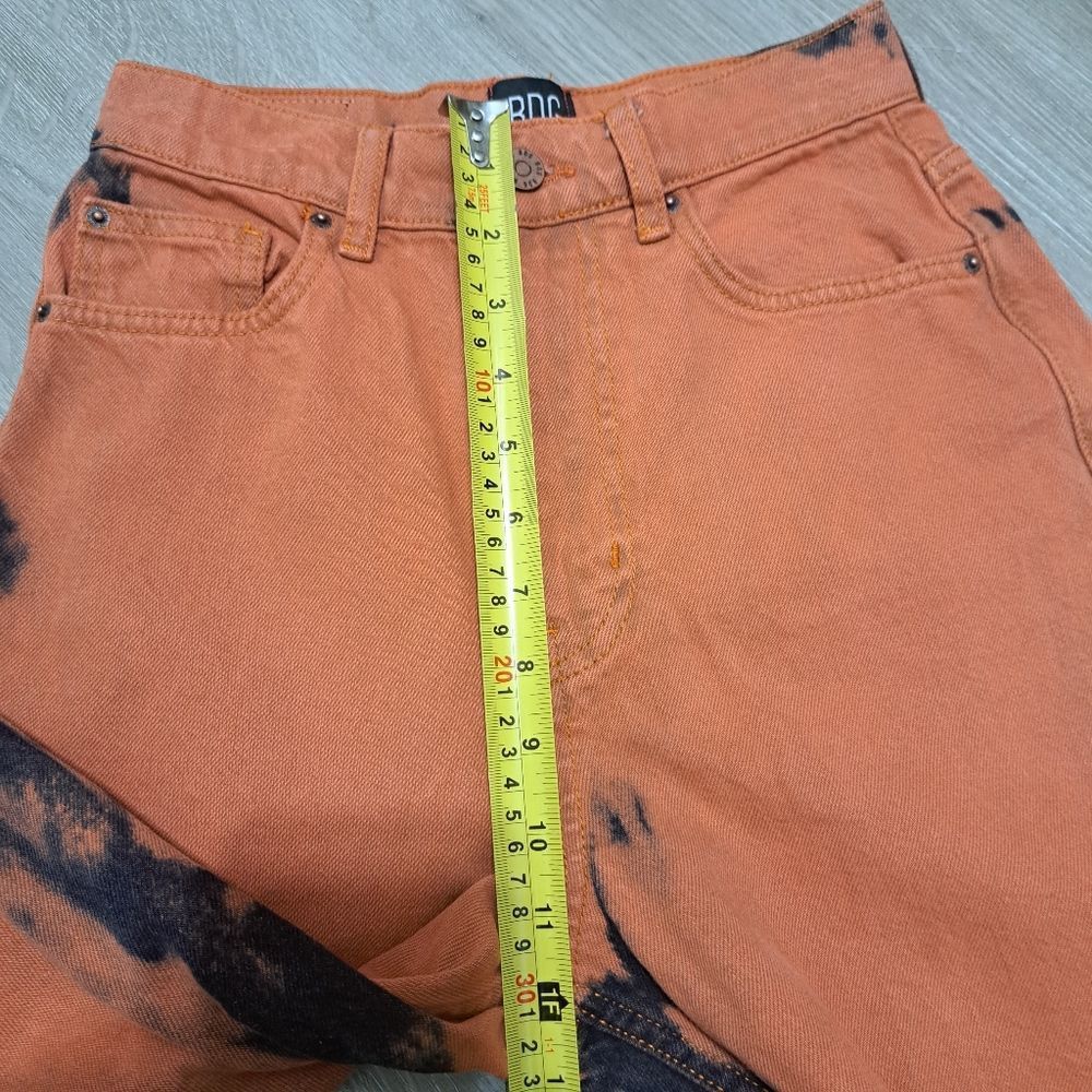 Bdg BDG The A Wide Leg Ombre Acid Wash Grunge Streetwear Baggy Jeans Size 26 Orange Size 26" / US 2 / IT 38 - 8 Thumbnail