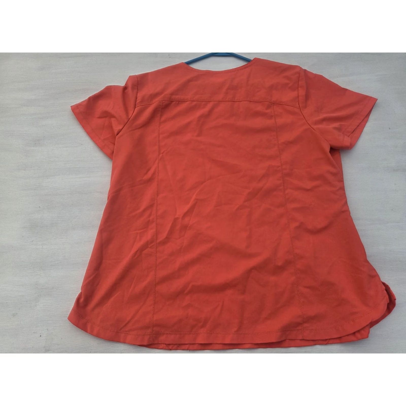 Dickies Dickies Scrub Uniform Top Womens 2XL Orange Medical Nurse Work Dental Shirt Womens Orange Medical Dickies 2XL Size XXL / US 16-18 / IT 52-54 - 6 Thumbnail
