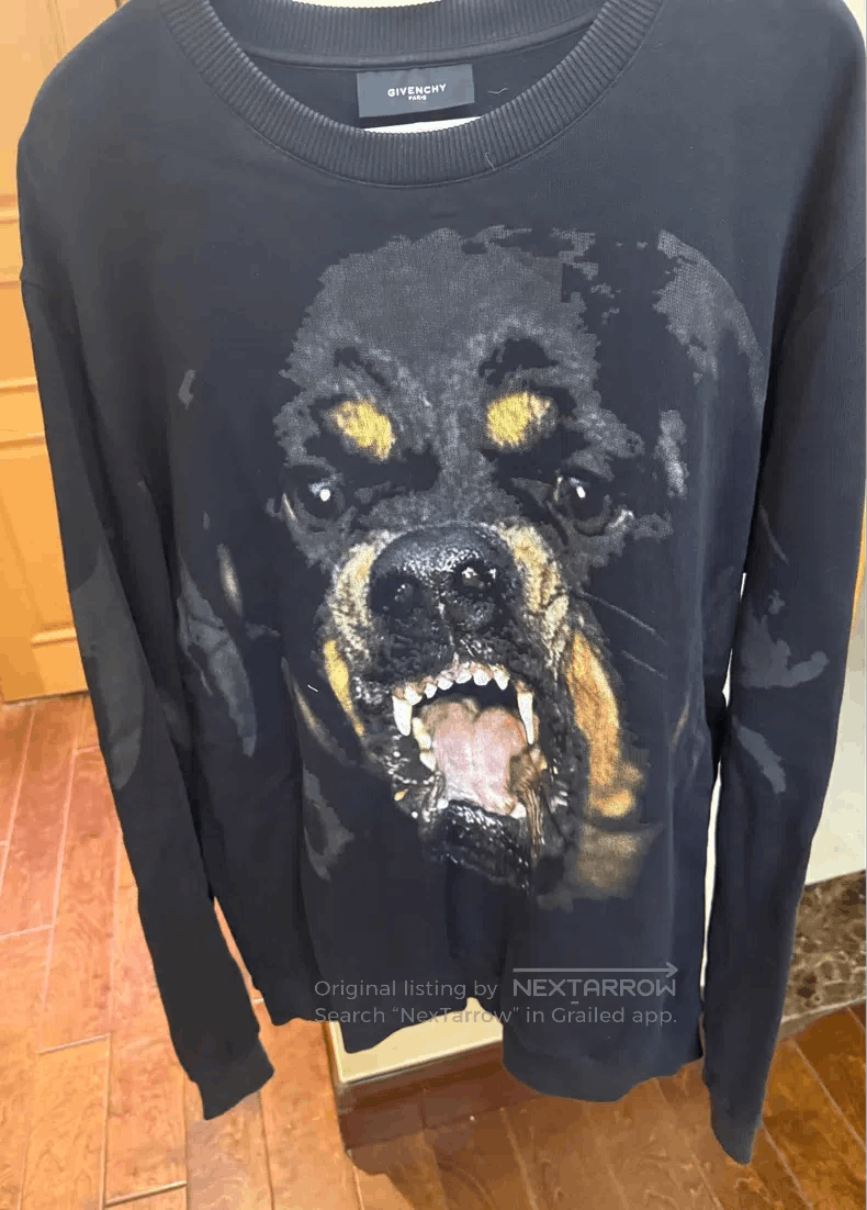 Givenchy Givenchy Dog Head Print Hoodie Size US L / EU 52-54 / 3 - 2 Thumbnail