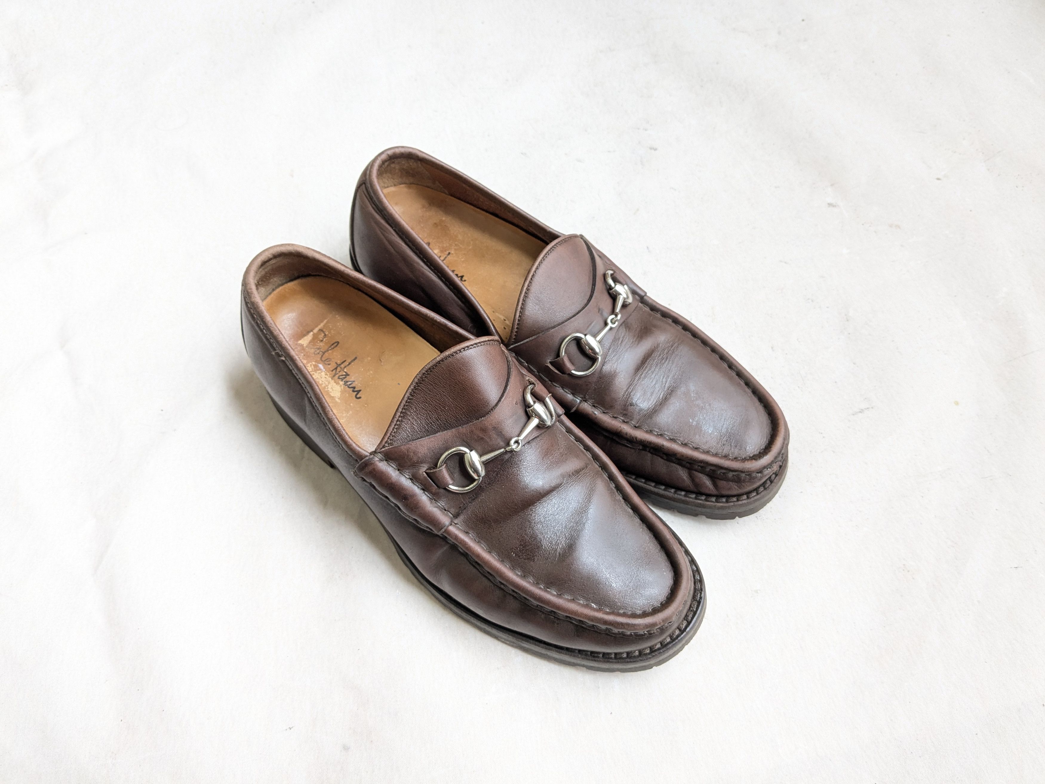 Gucci Gucci Horsebit Loafers Brown Leather 9 D Slip On Size US 9 / EU 42 - 1 Thumbnail