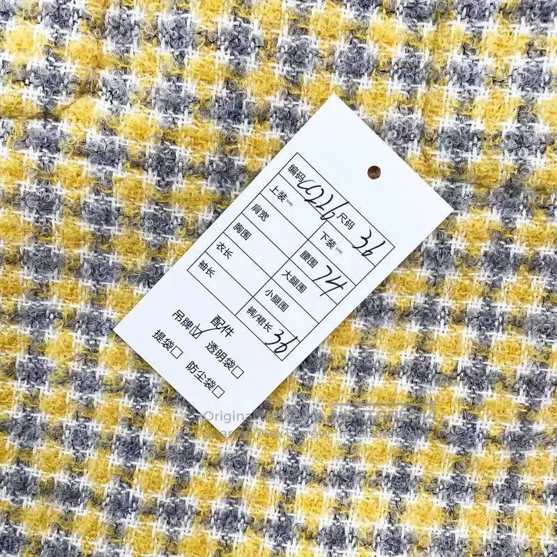 Miu Miu Miu Miu Yellow Wool Mini Skirt . Size 28" / US 6 / IT 42 - 7 Thumbnail