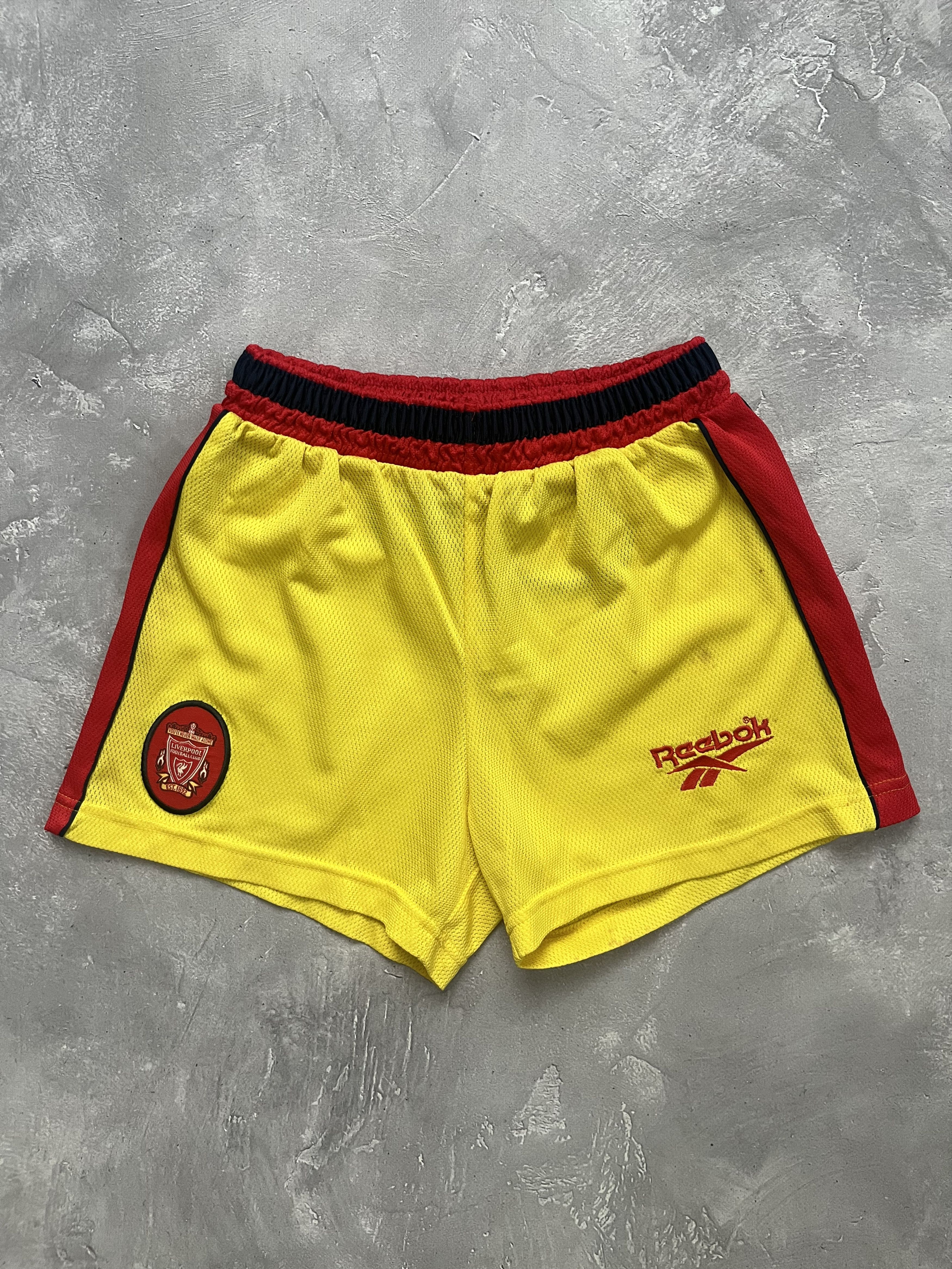 Reebok Liverpool Home football Shorts Reebok Yellow Men Size 26 Size US 26 / EU 42 - 1 Thumbnail
