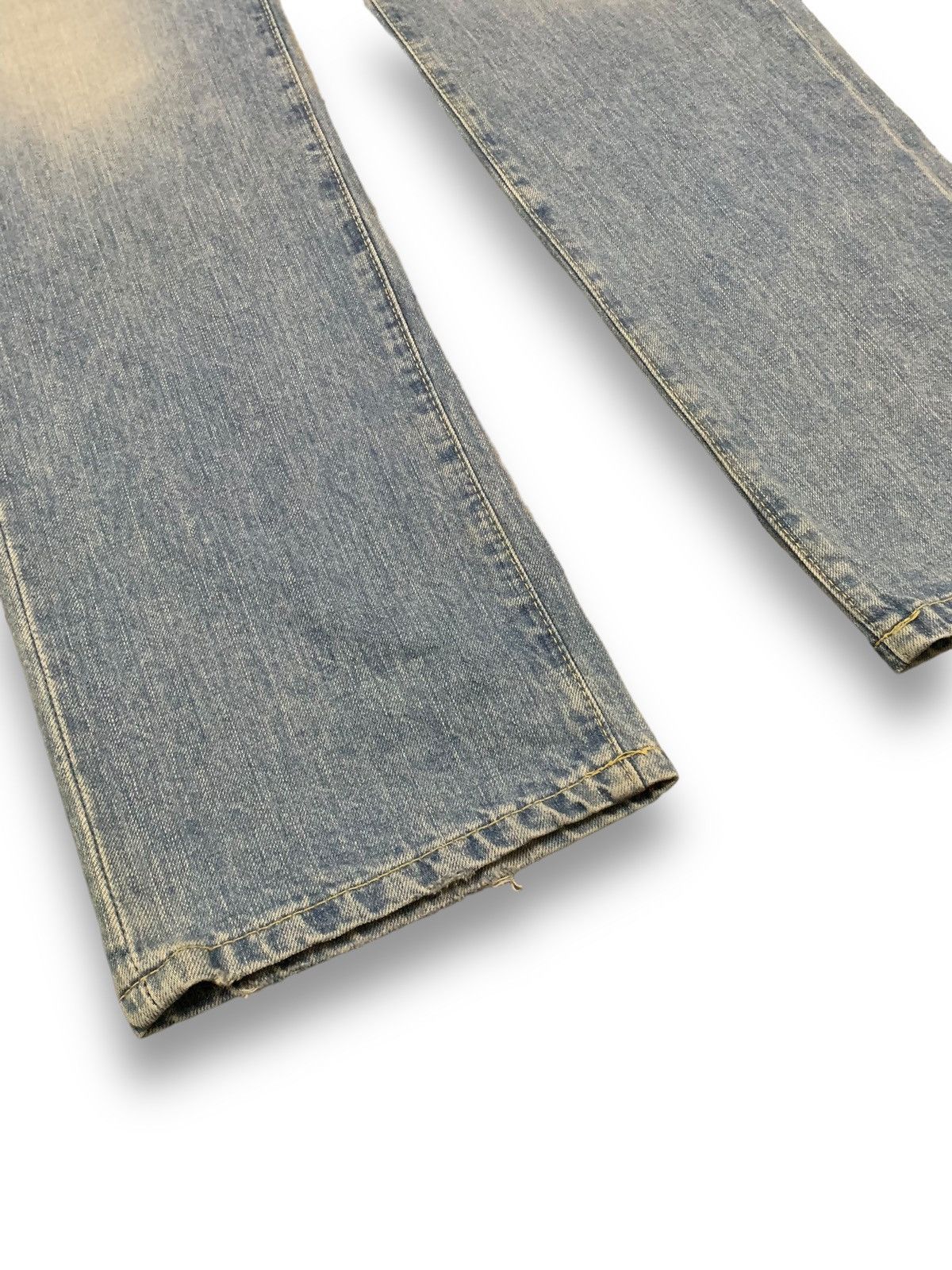 Levi's × Levi's Vintage Clothing × Vintage Vintage 90s Levis Blue Washed Loose Distressed Jeans Size US 32 / EU 48 - 10 Thumbnail