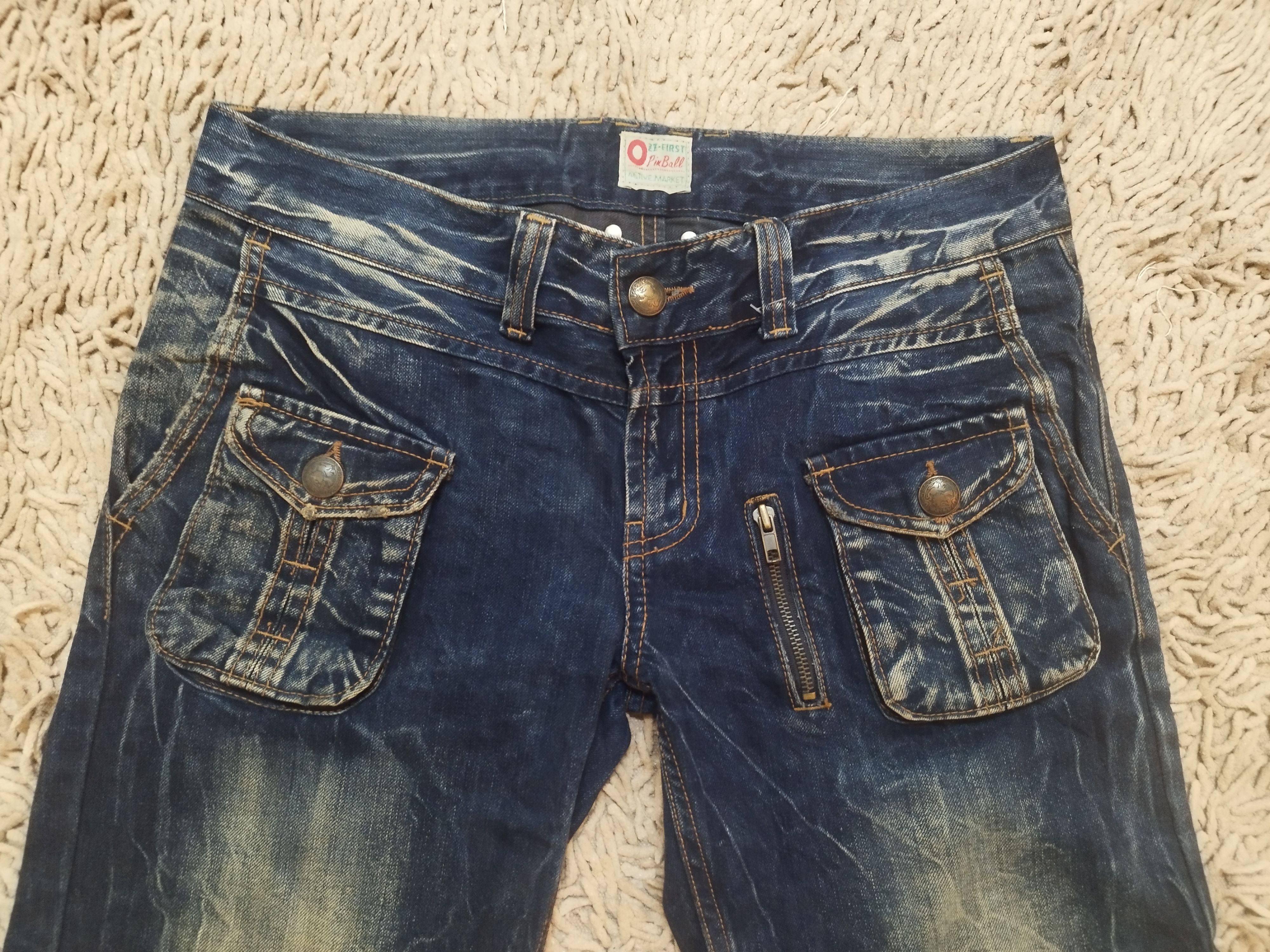 GOSTAR DE FUGA × If Six Was Nine × Japanese Brand Japanese brand rusty gold jeans nice design Size US 36 / EU 52 - 4 Thumbnail