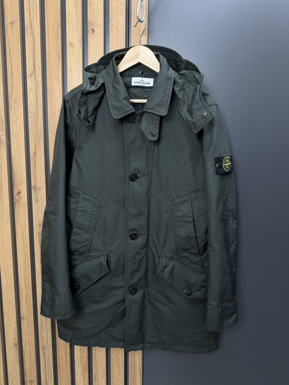 Stone Island Stone Island David-TC Parka Jacket Dark Green Size L Size US L / EU 52-54 / 3 - 7 Thumbnail