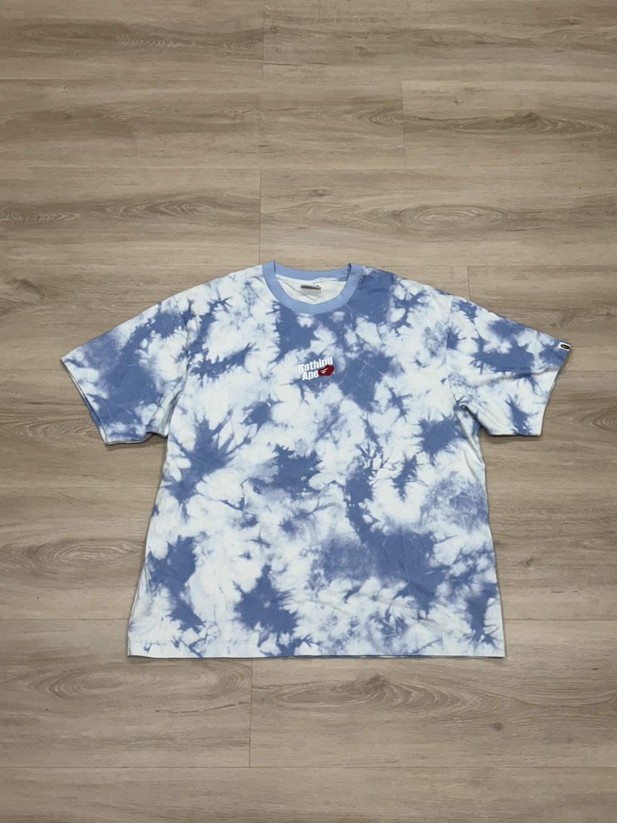 Bape Bape Cloud Head Bleach Dyed Tee Size US XXL / EU 58 / 5 - 1 Thumbnail