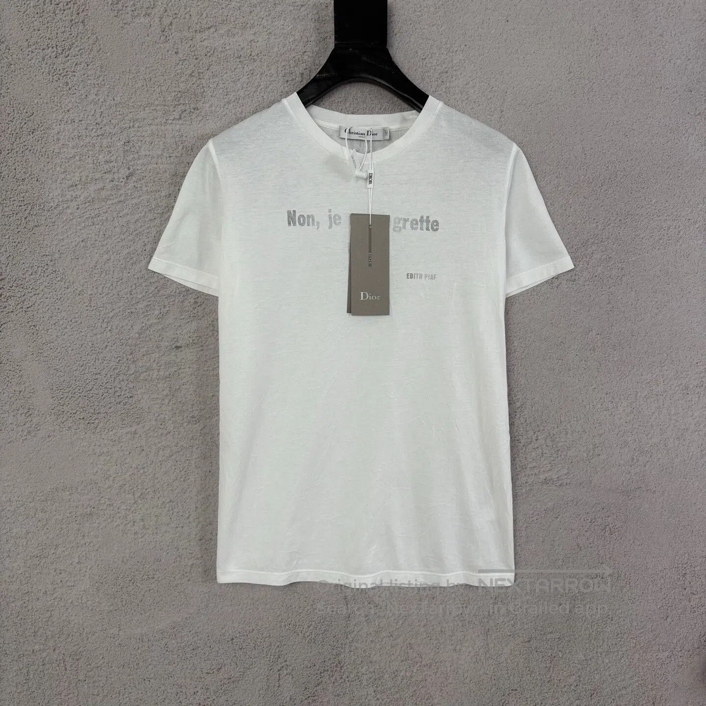 Dior Dior Tears Series FW23 Letter-Printed Round Neck Short-Sle Size S / US 4 / IT 40 - 1 Thumbnail