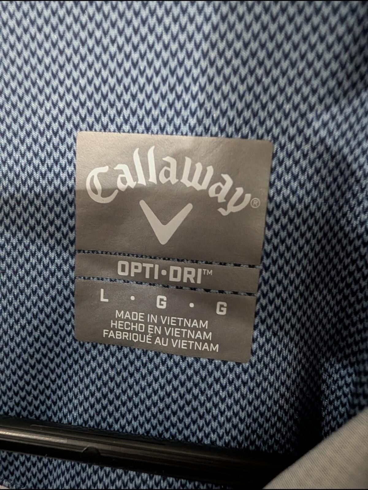 Callaway Callaway Light and Medium Blue Stripe Polo Size US L / EU 52-54 / 3 - 4 Thumbnail
