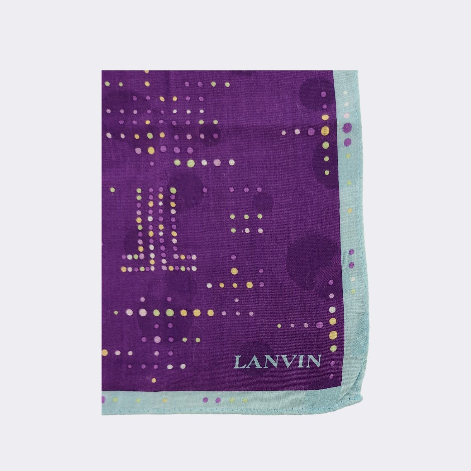 Lanvin Vintage Lanvin Handkerchief Neckerchief Bandana H078D Size ONE SIZE - 3 Thumbnail