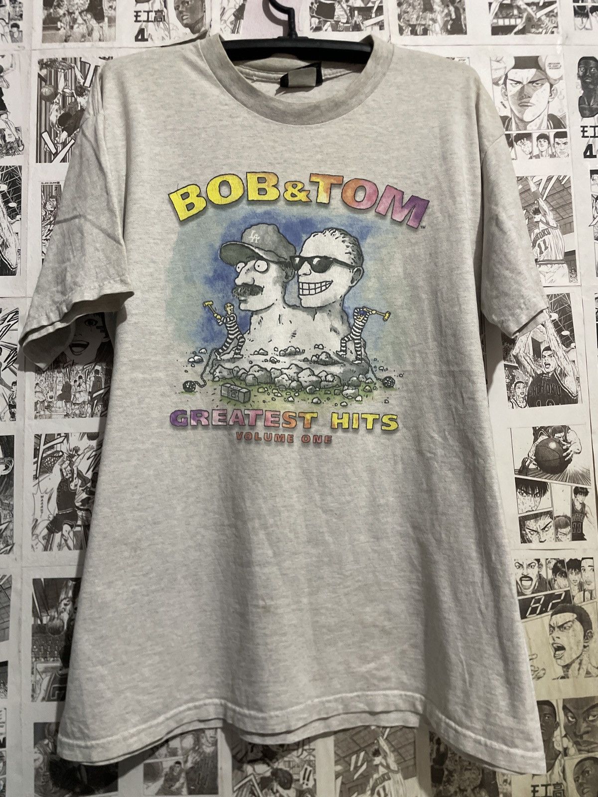 Band Tees × Vintage Bob & Tom Greatest Hits Vol1 Vintage Tee size Large Preowned Size US XL / EU 56 / 4 - 1 Thumbnail