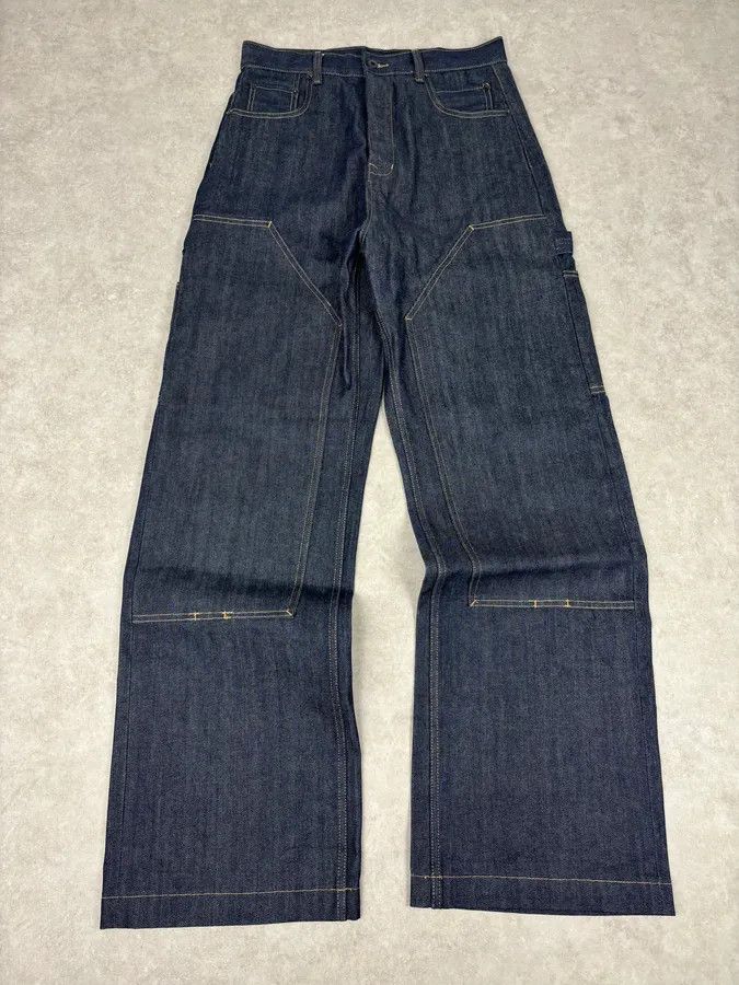 Rick Owens Rick Owens Carpenter Navy Denim Jeans Size US 33 - 4 Thumbnail