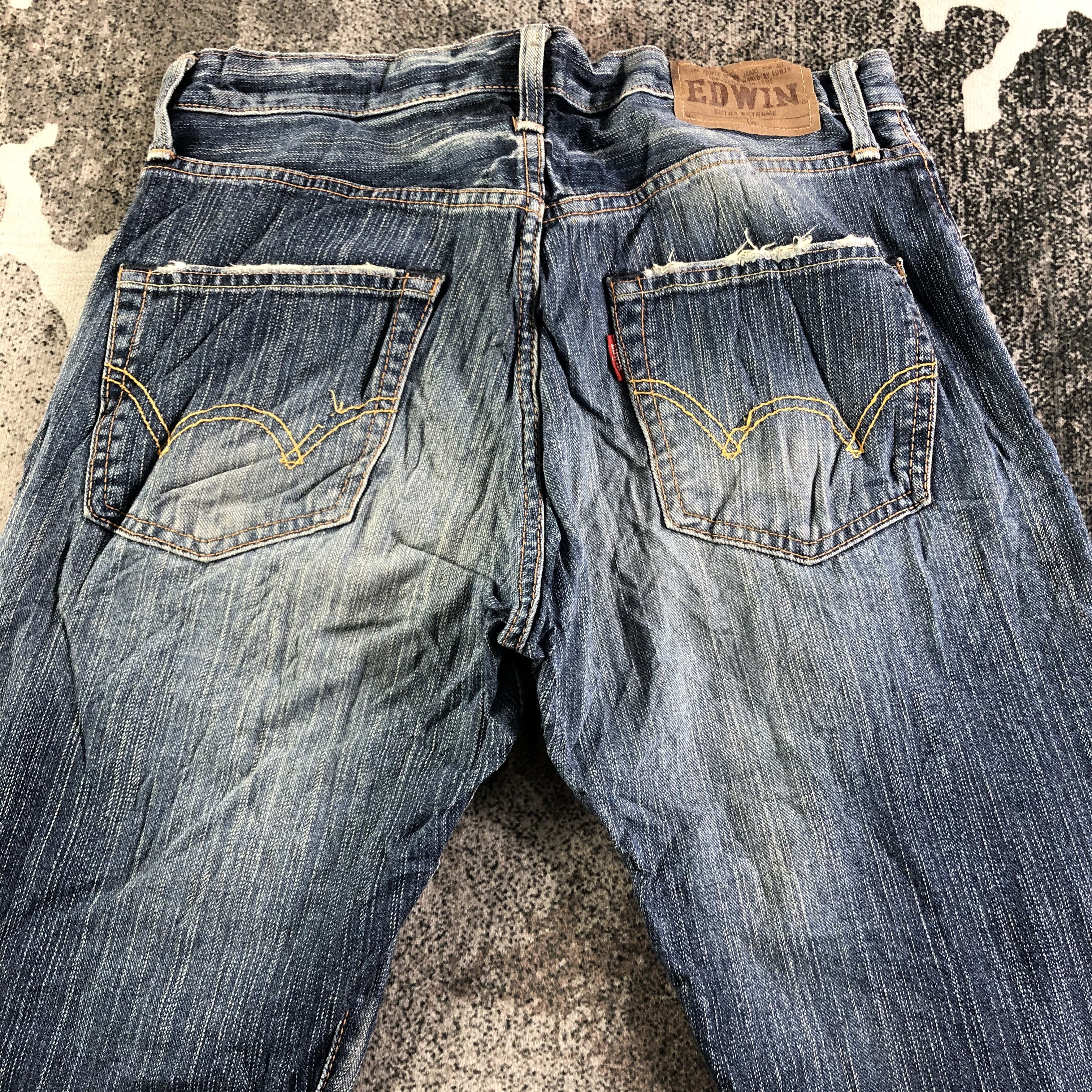 Edwin Vintage Edwin Jeans Patchwork Denim KJ3094 Size US 30 / EU 46 - 4 Thumbnail