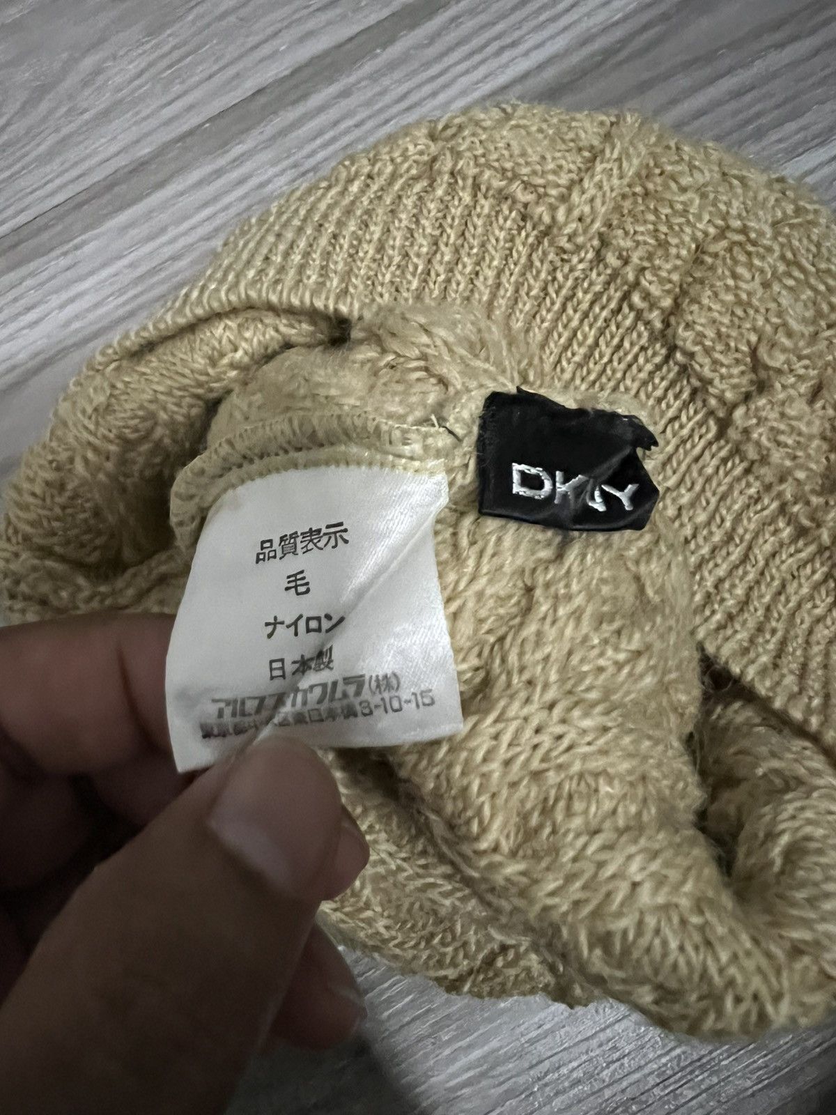 DKNY Vintage Dkny Knit Beanie Hat Size ONE SIZE - 6 Thumbnail