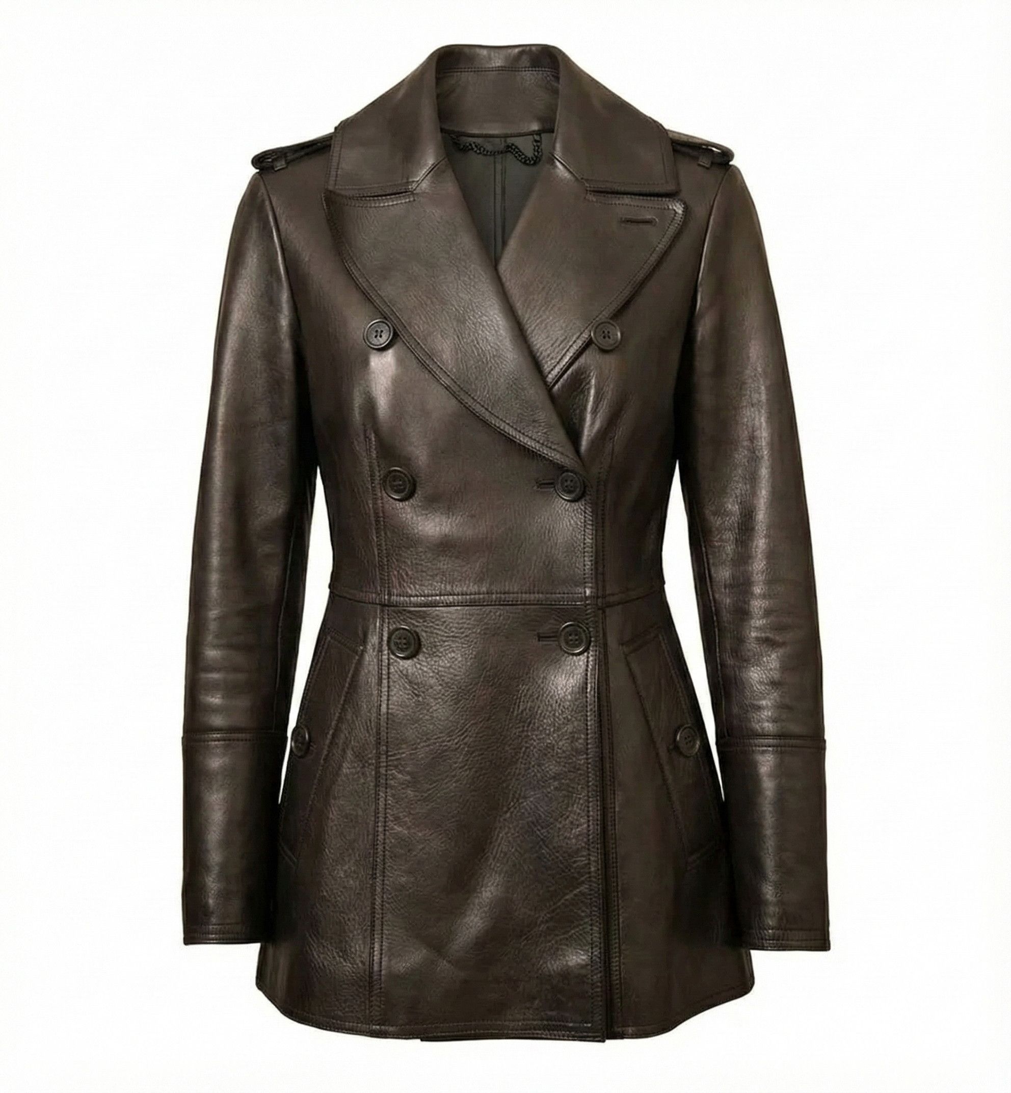 PRORSUM LEATHER COAT
