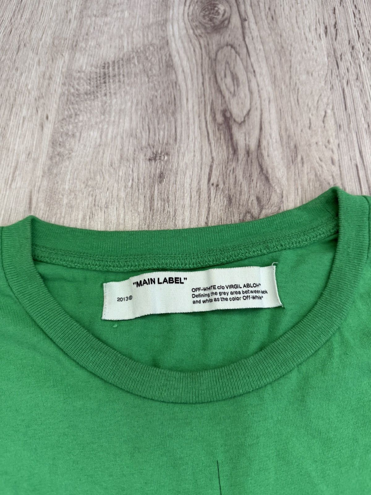 Off-White OFF-WHITE Virgil Abloh x Mirko Artist ON AIR logo print used Size US L / EU 52-54 / 3 - 5 Thumbnail