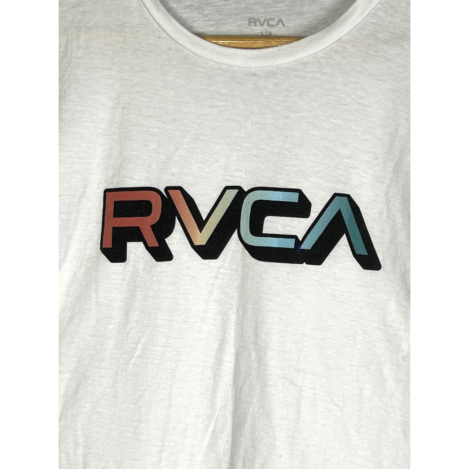 RVCA Men's RVCA Gradiant Color Logo 100% Cotton T-Shirt - Large Size US L / EU 52-54 / 3 - 2 Thumbnail