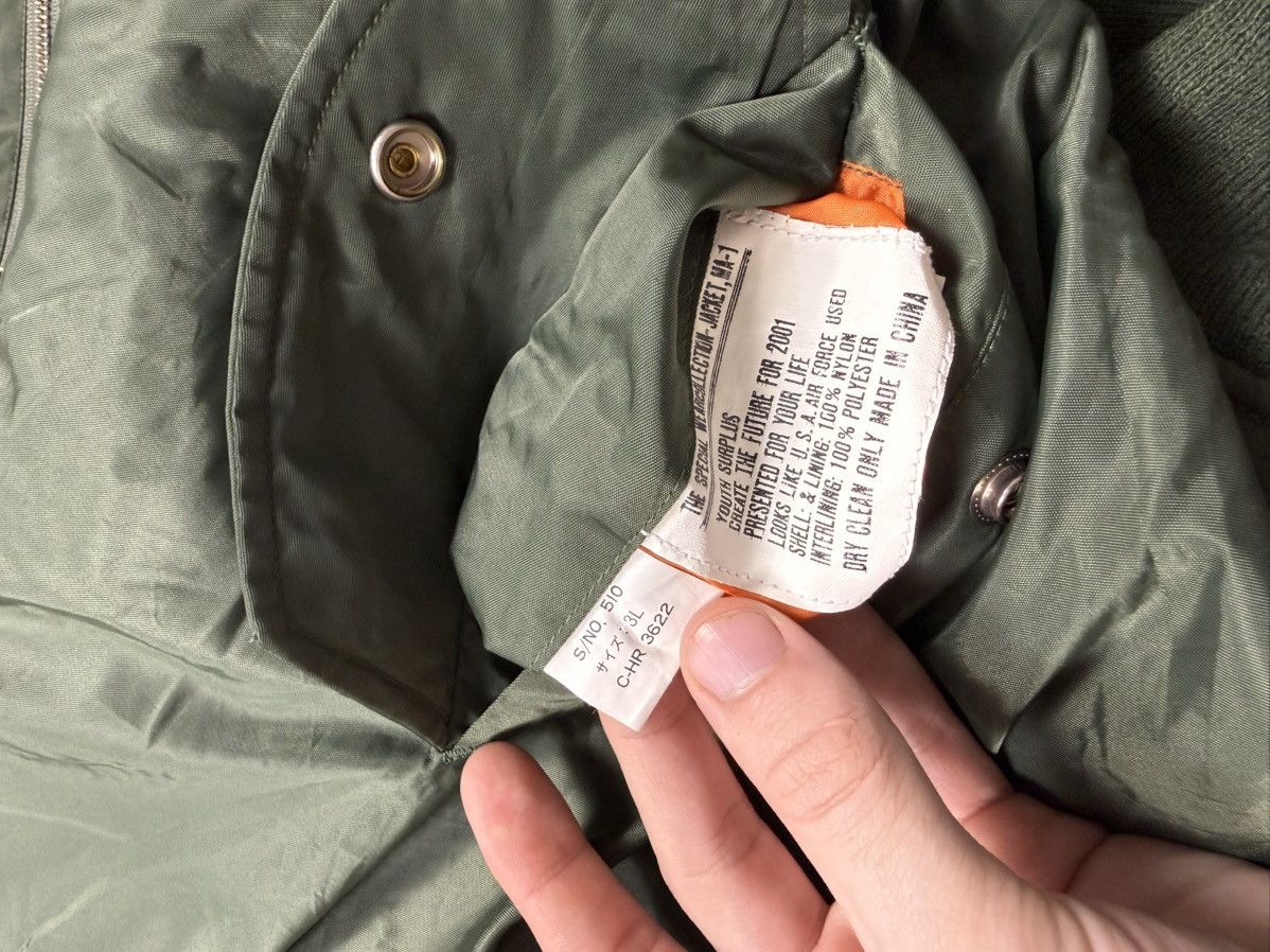 Vintage Vintage Bomber MA1 Size US XL / EU 56 / 4 - 4 Thumbnail