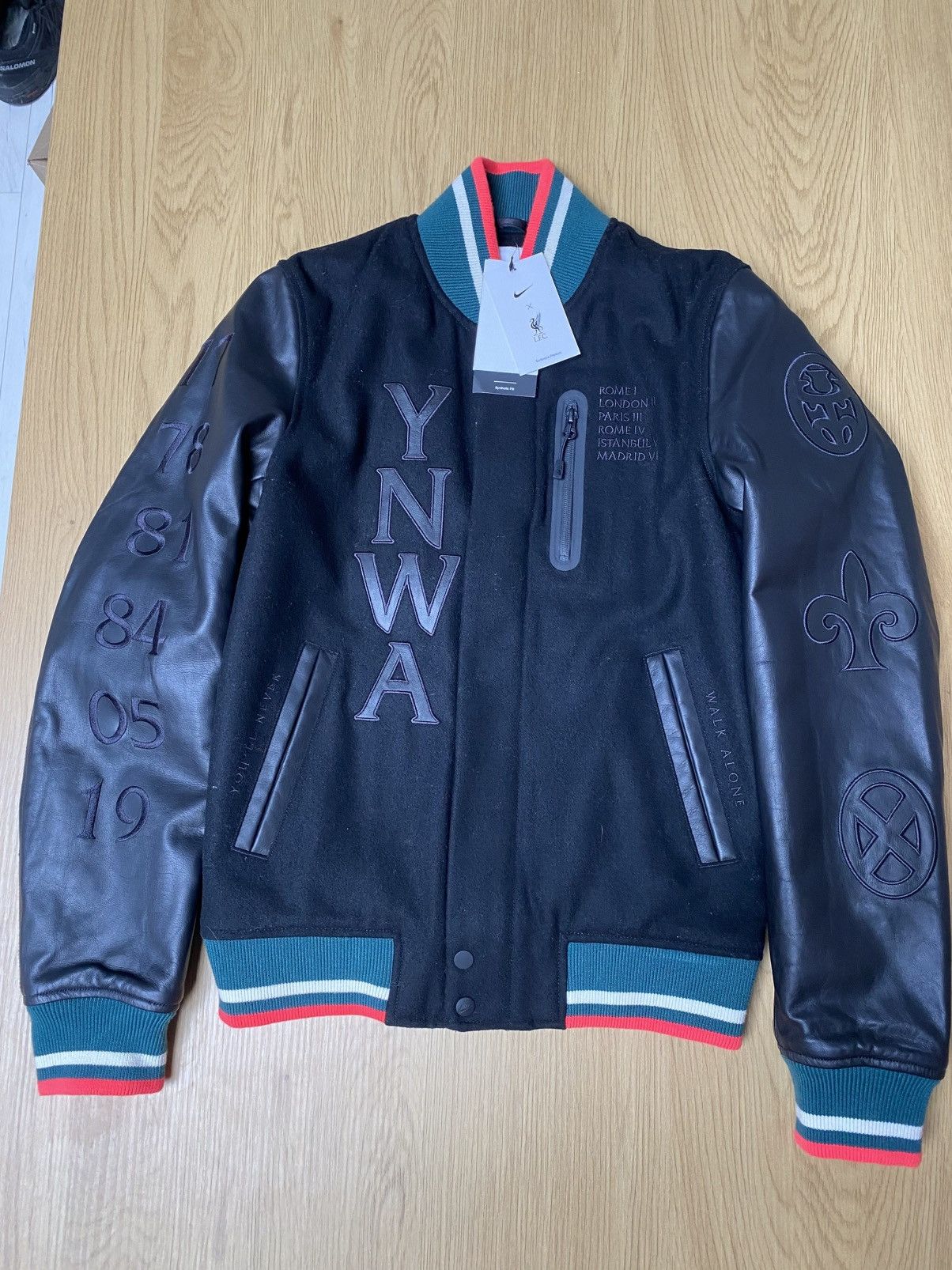 Nike Destroyer Liverpool FC YNWA Y Premium Leather Jacket Size US S / EU 44-46 / 1 - 1 Thumbnail