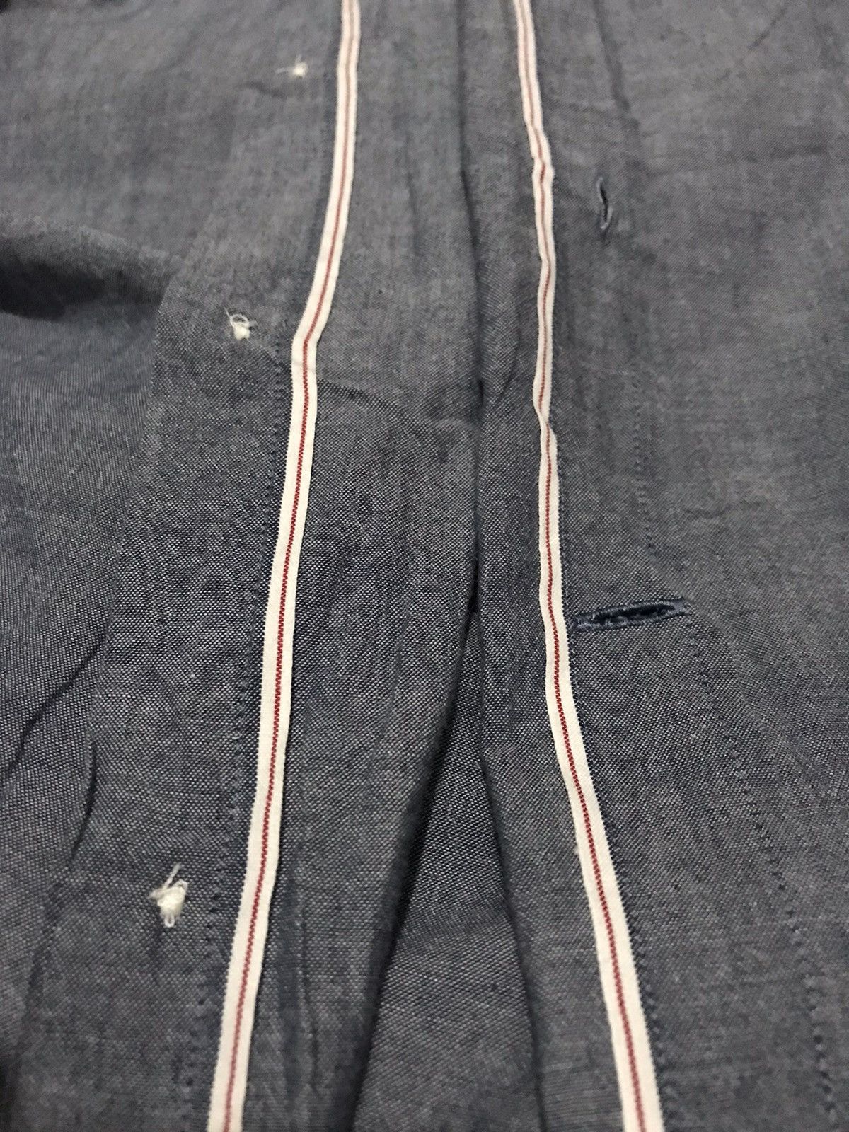 Gant Rugger SELVEDGE MADRAS LIGHTWEIGHT OXFORD DOVE BLUE IVY BUTTON DOWN Size US M / EU 48-50 / 2 - 1 Thumbnail