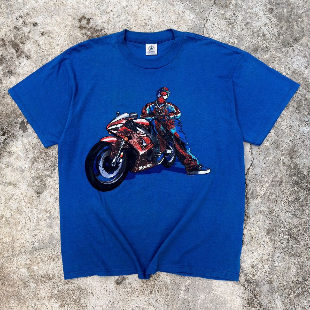 Marvel Comics Spider-Man Y2K Gangster Rider Very Rare Design Tee Marvel Size US L / EU 52-54 / 3 - 1 Thumbnail