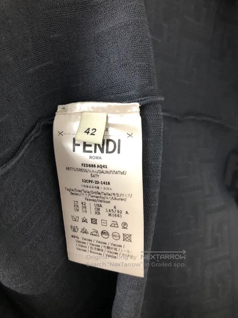 Fendi Fendi All-Print Dress Size S / US 4 / IT 40 - 3 Thumbnail