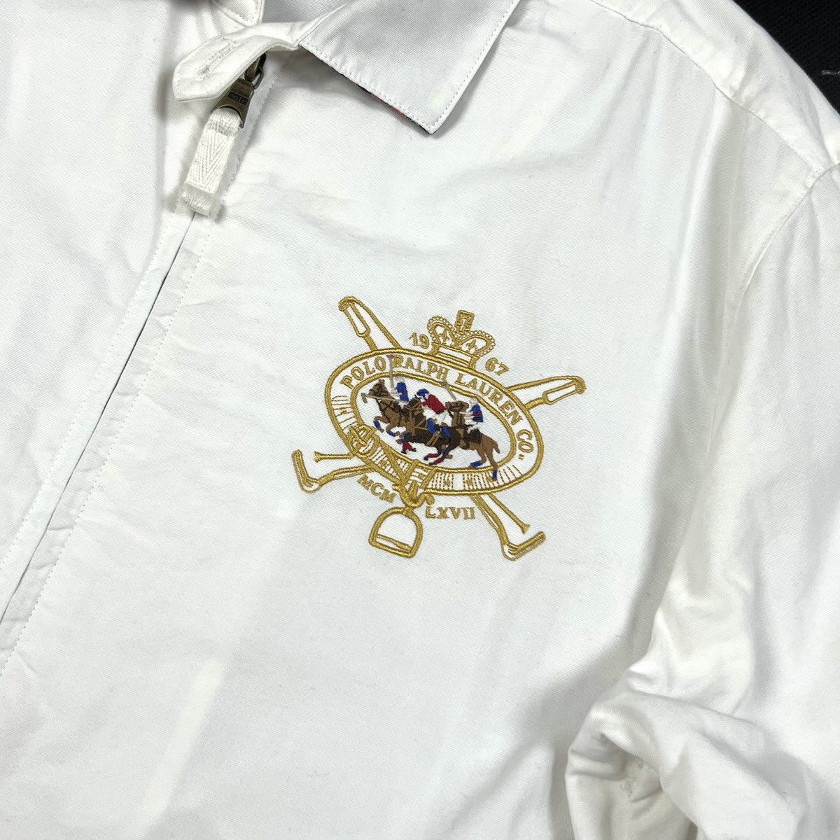 Polo Ralph Lauren × Vintage Vintage Polo Ralph Lauren Logo #3 Cotton Casual Owershirt -L Size US L / EU 52-54 / 3 - 6 Thumbnail