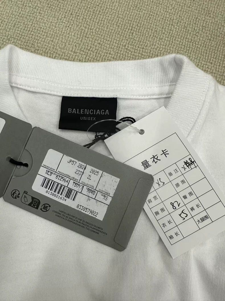 Balenciaga Balenciaga Doodle Cola Paris White Short Sleeve 2505-Nextar Size US XS / EU 42 / 0 - 4 Thumbnail