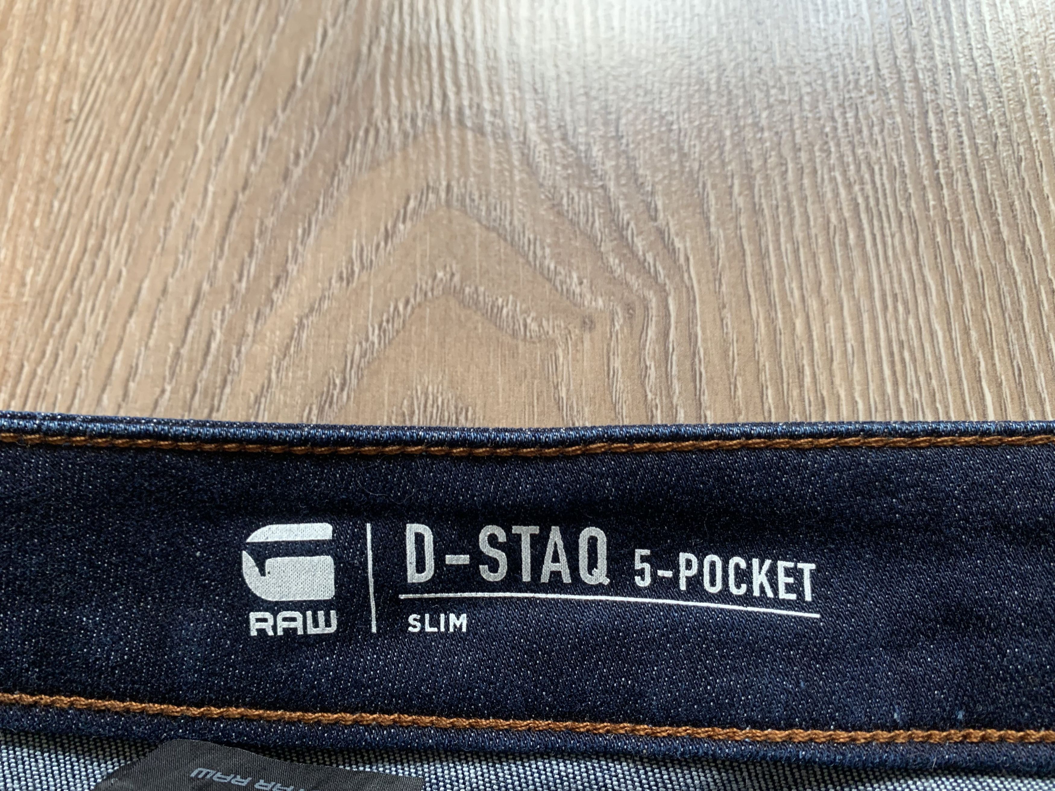 G-Star G-Star Raw D-Staq 5 Pocket Blue Jeans Size US 30 / EU 46 - 9 Thumbnail