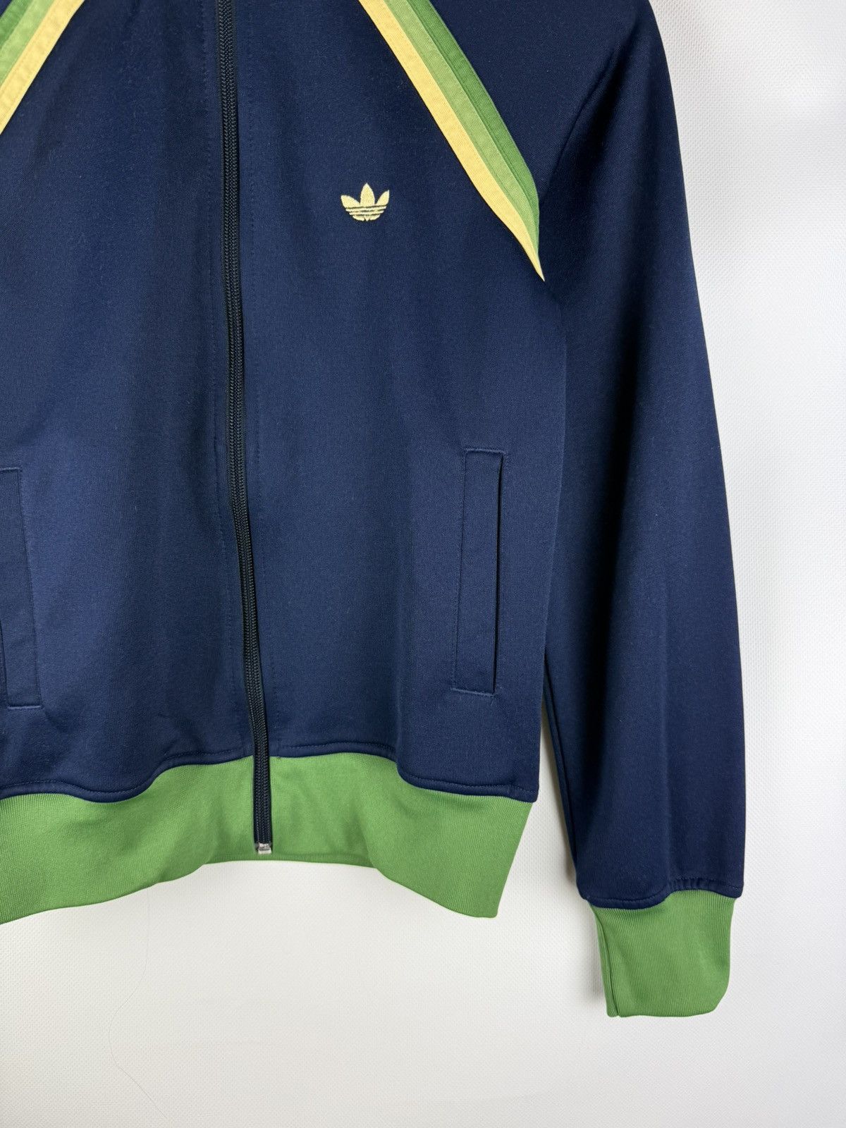 Adidas Adidas Originals VTG Trefoil Logo Full ZipTrack Top Jacket Size S / US 4 / IT 40 - 6 Thumbnail