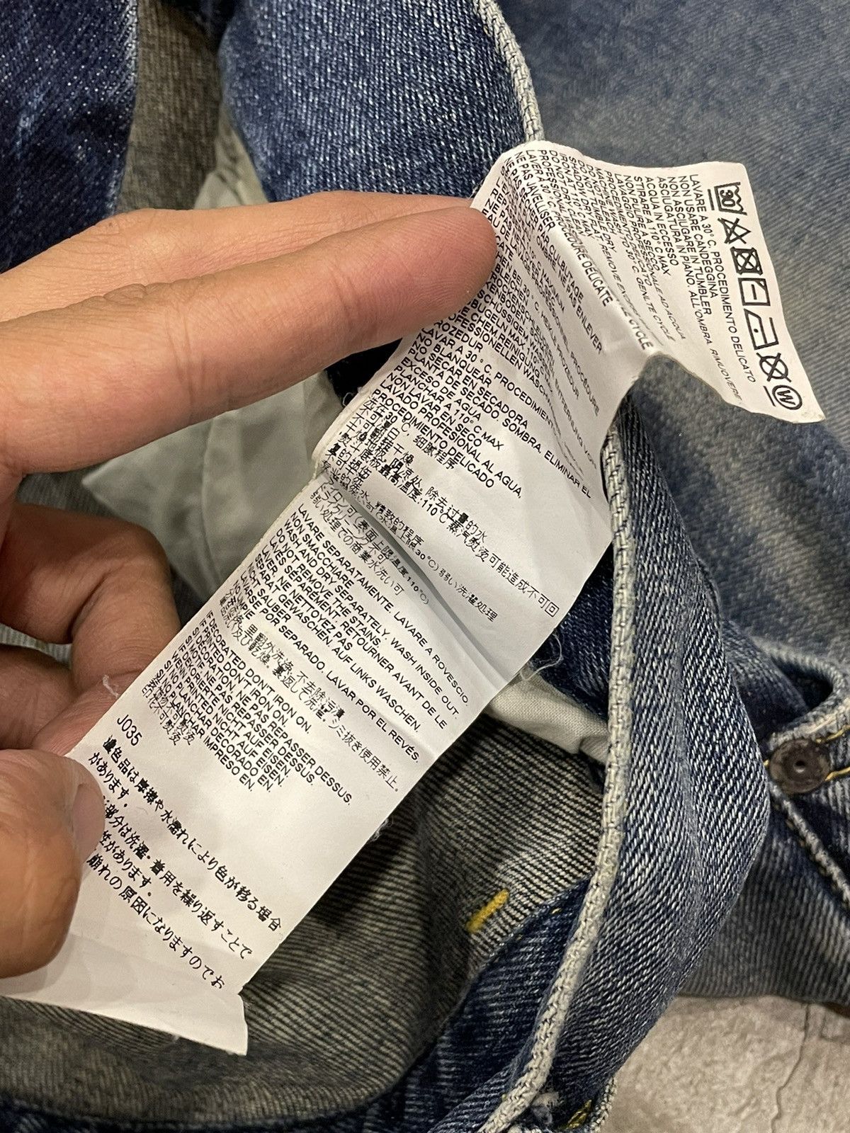 Maison Margiela Maison Margiela - Line 10 Denim Pants Size US 31 - 11 Thumbnail