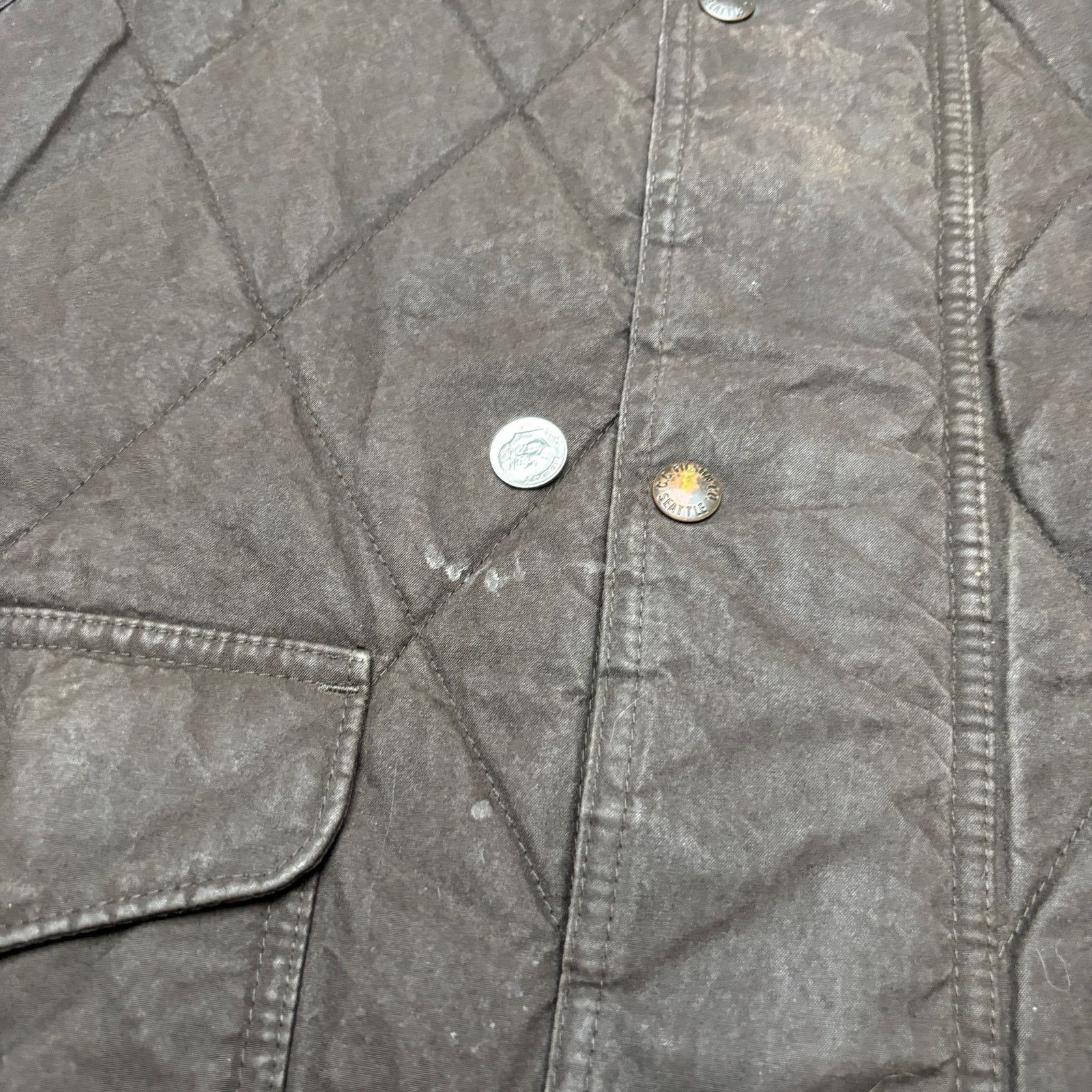 Filson Filson Quilted Polson Vest Coyote Brown 2XL Waxed Workwear Size US XXL / EU 58 / 5 - 9 Thumbnail