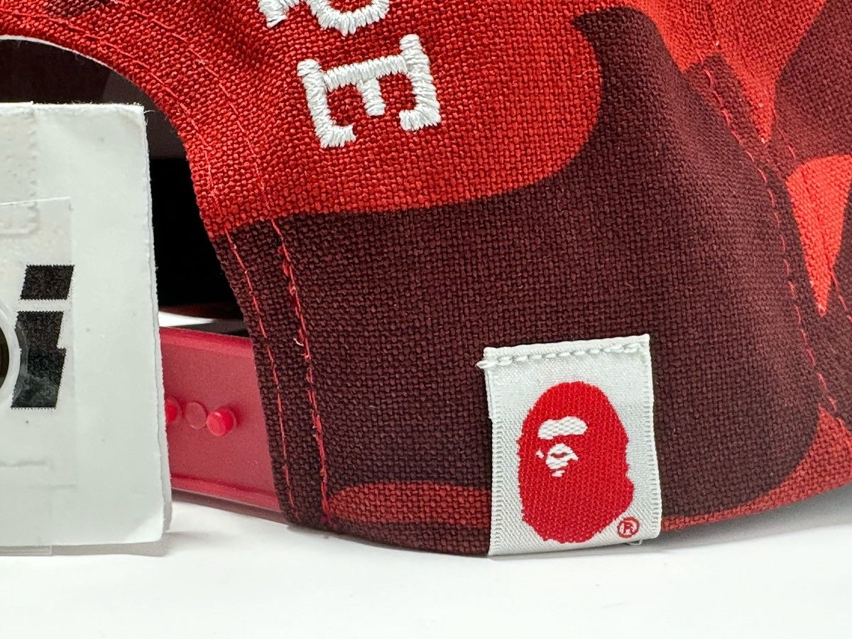 Bape BAPE x Coca-Cola Color Camo Snap Back Cap Red Size ONE SIZE - 8 Thumbnail