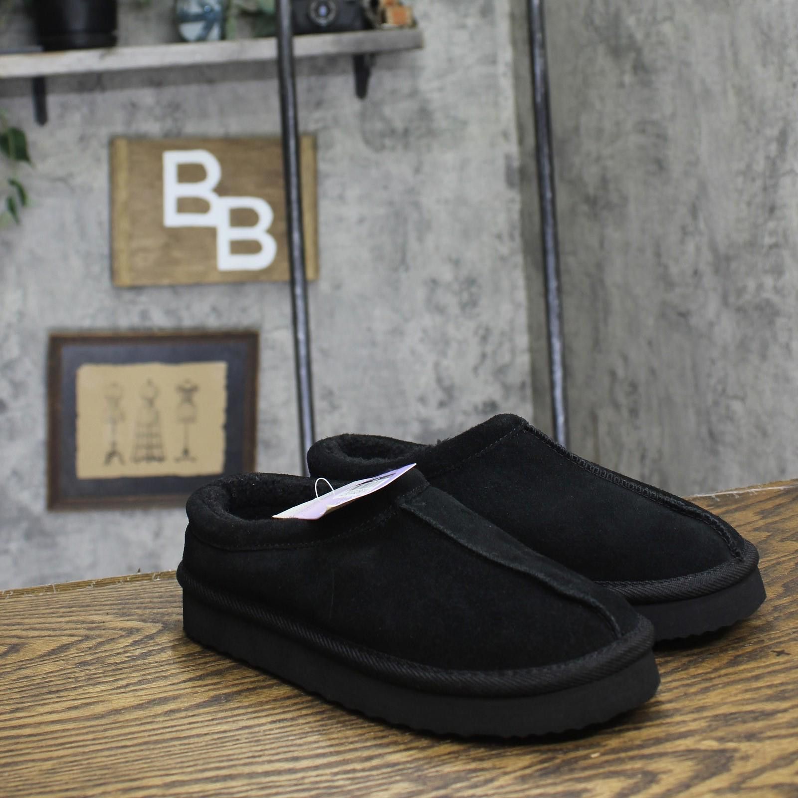 Other Nwt Stars Above Amira Suede Clog Slippers 88498483 Black 5m Size US 5 / IT 35 - 1 Thumbnail