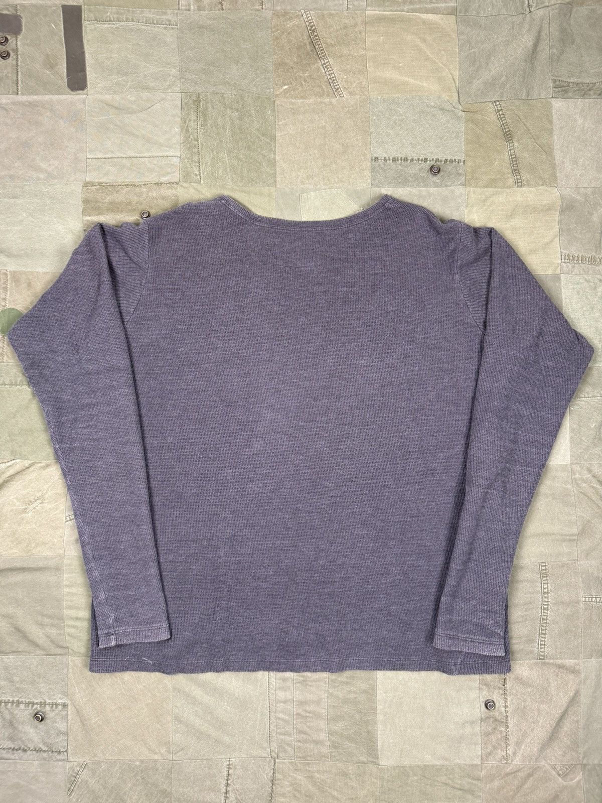 Greg Lauren Flat Back Thermal Longsleeve Tee Size US L / EU 52-54 / 3 - 2 Thumbnail