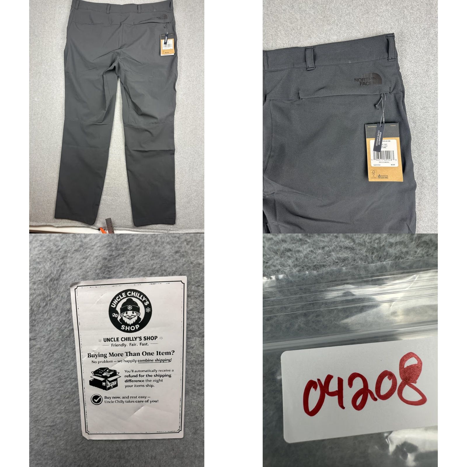 The North Face The North Face Pants Mens 40x34 Gray Stretch Hiking M PRMT Pant NF0A7WZE NWT Size US 40 / EU 56 - 8 Thumbnail