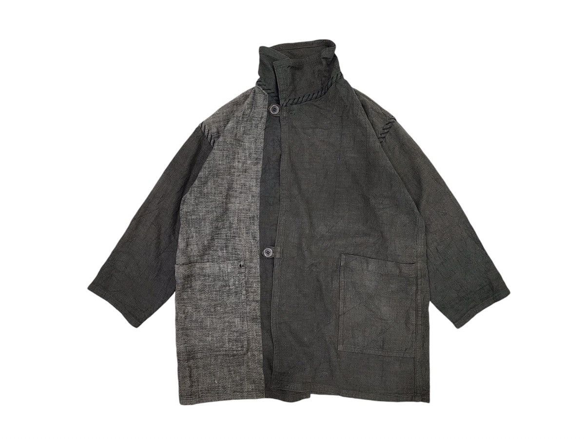 Pre-owned Issey Miyake Archivalplantation  Raw Oversize Light Jacket (size Medium) In Multicolor