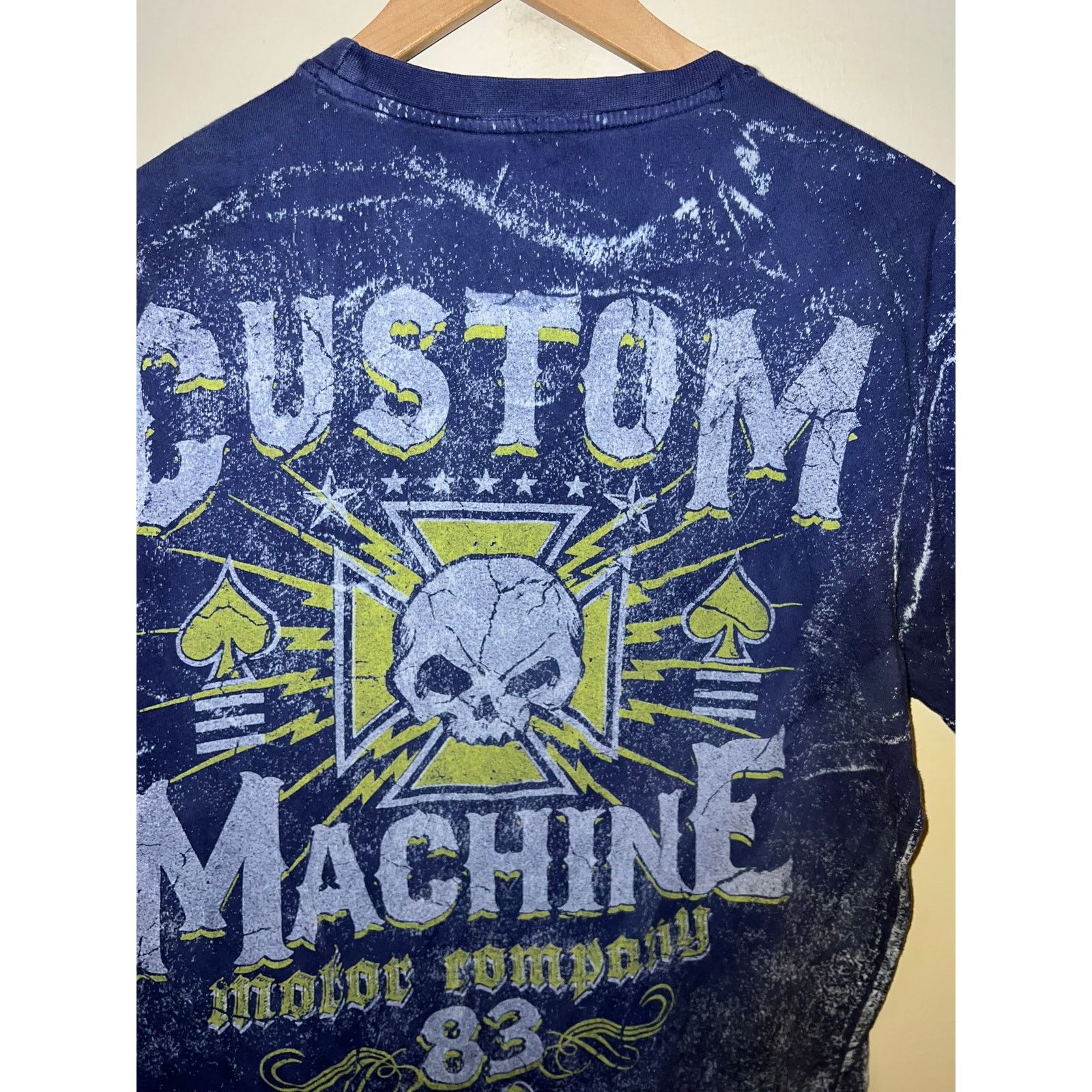 Vintage Y2K Custom Machine Shirt Motor Company AOP Tee 2000s Large Size US L / EU 52-54 / 3 - 11 Thumbnail