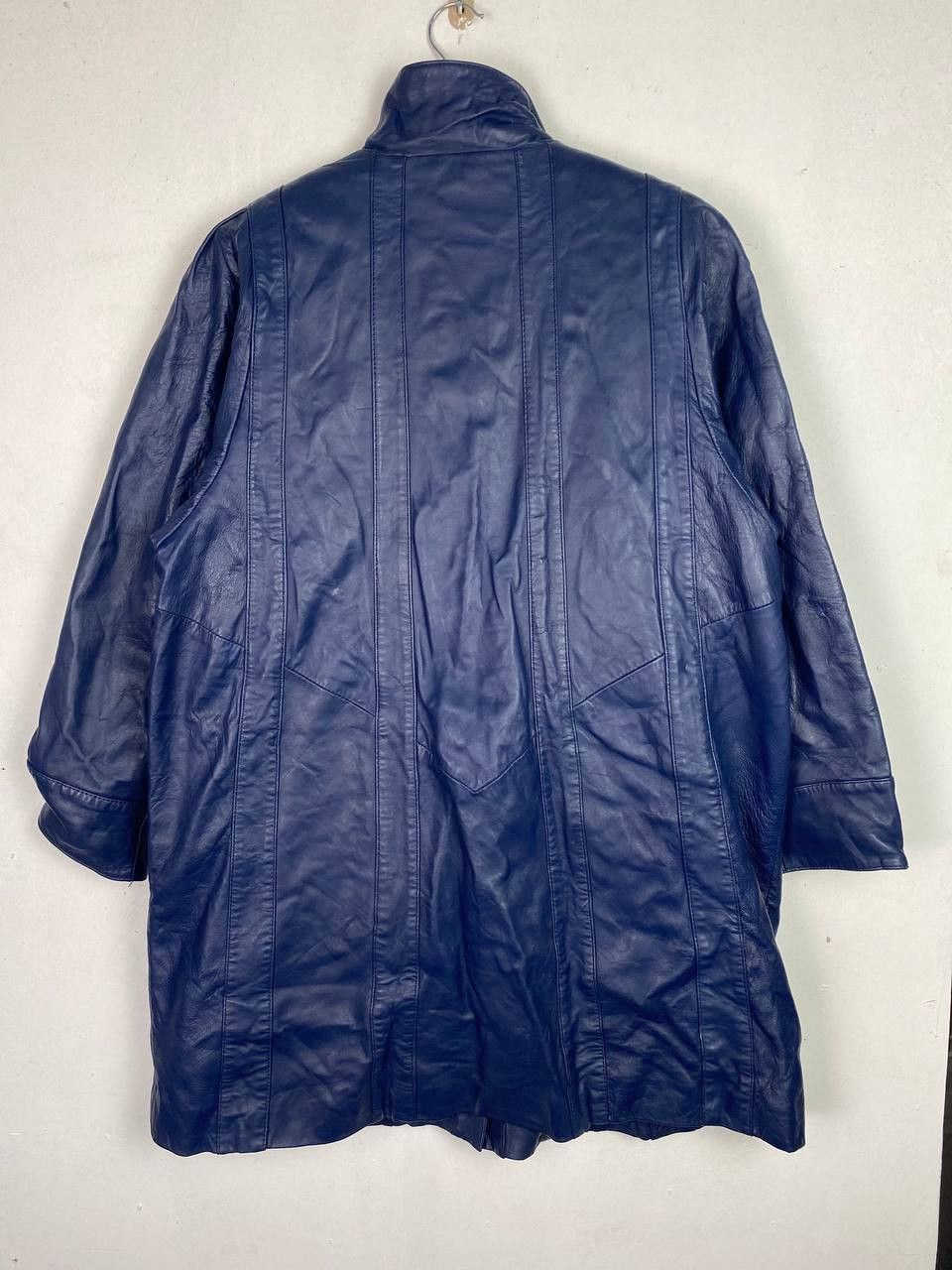 Japanese Brand vintage japanese brand long leather jacket quilted lining Size US L / EU 52-54 / 3 - 9 Thumbnail