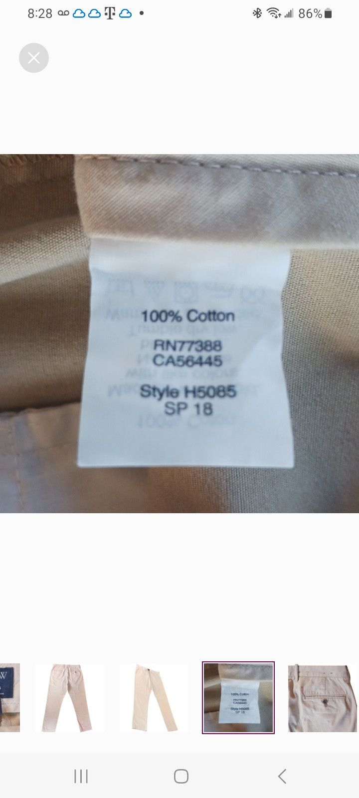 J.Crew J.CREW SUTTON Brown Pants Size US 32 / EU 48 - 5 Thumbnail