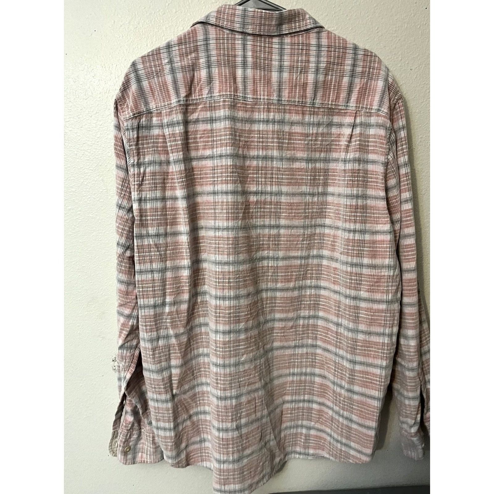 Tommy Bahama Tommy Bahama Shirt Mens XLT Pink Plaid 100% Cotton Long Sleeve Button Up Size US XL / EU 56 / 4 - 2 Thumbnail