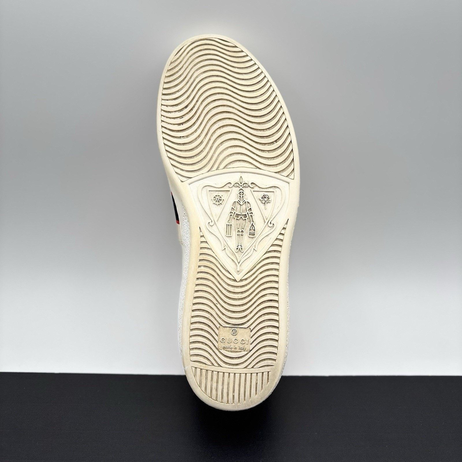 Gucci (11.5 US) - Gucci Ace Gucci Stripe ‘ White, Red ‘ Size US 11.5 / EU 44-45 - 17 Thumbnail