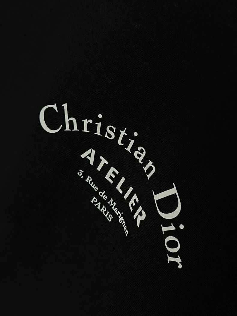 Dior Dior Black logo letter print cotton round-neck short-sleev Size US XS / EU 42 / 0 - 3 Thumbnail