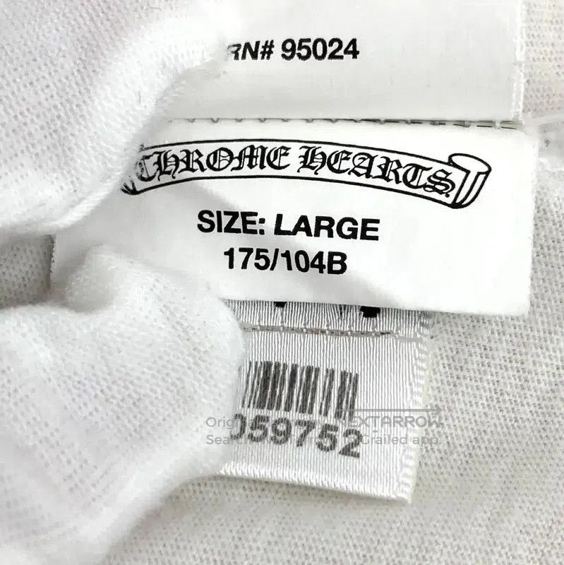 Chrome Hearts Chrome Hearts White Cotton T-Shirt for Men . Size US L / EU 52-54 / 3 - 8 Thumbnail