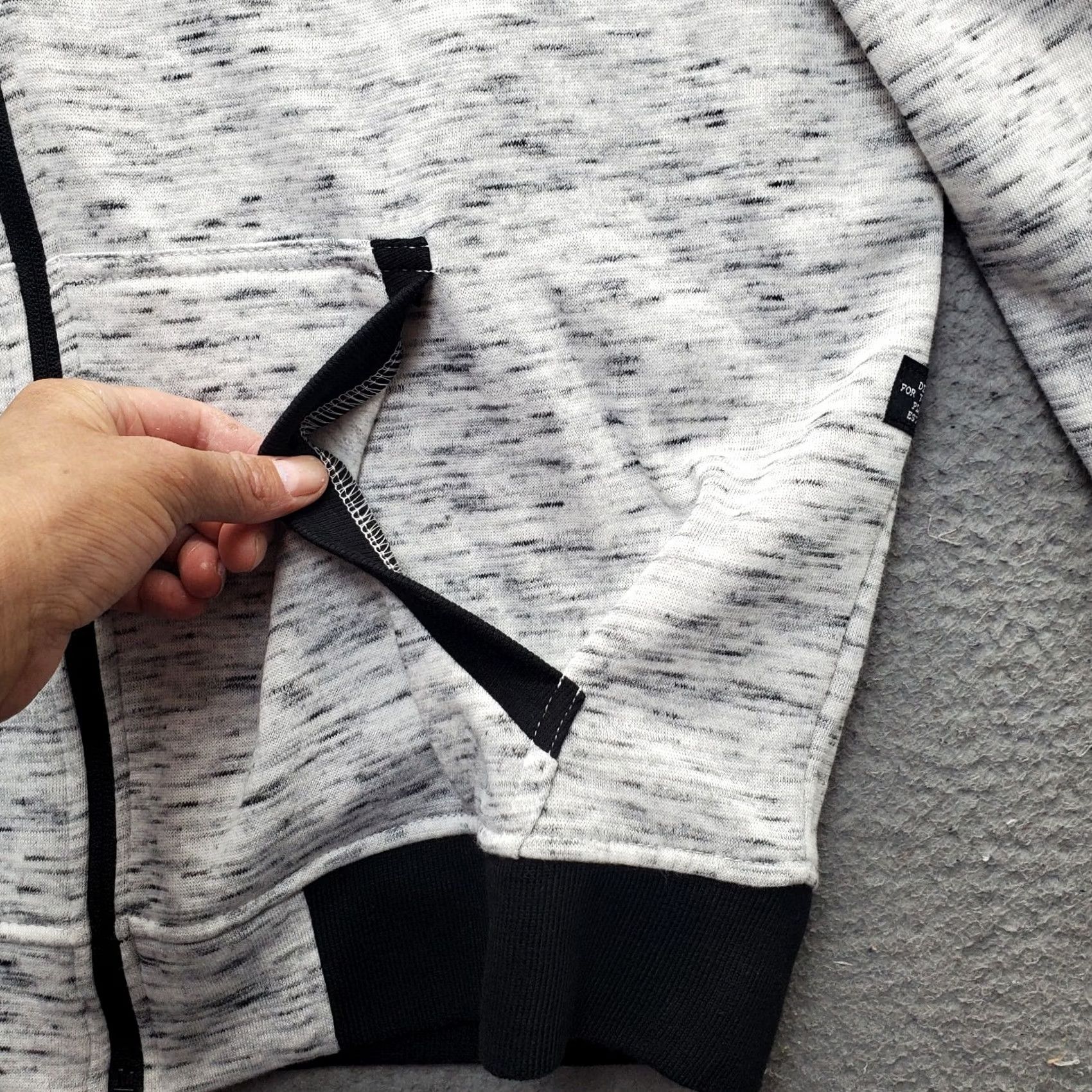 Vintage Buffalo Hoodie Men 2XL Multi Space Dye Raglan Zip Full Zip Shirt Short? Size US XXL / EU 58 / 5 - 6 Thumbnail