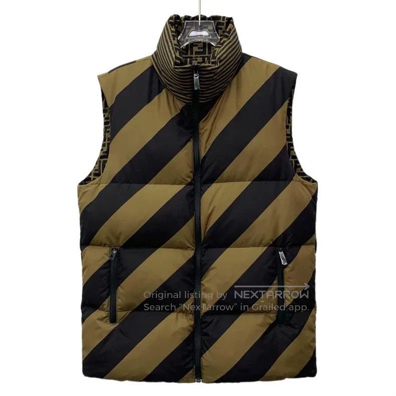 Fendi Fendi Collar zipper reversible down vest jacket Size US S / EU 44-46 / 1 - 1 Thumbnail