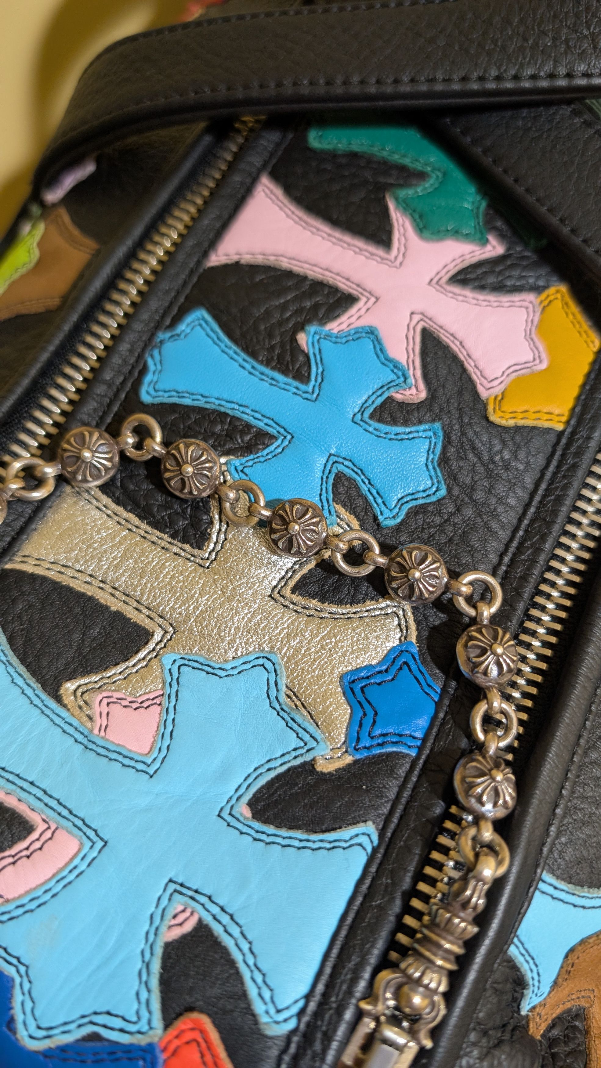 Chrome Hearts Chrome Hearts Multicolor Cross Patch Duffle Bag Large (S) Size ONE SIZE - 14 Thumbnail