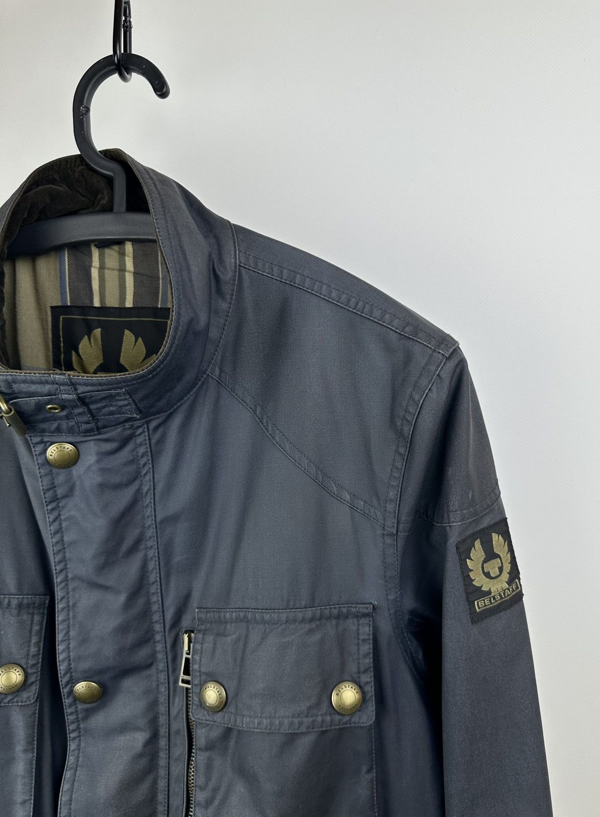 Belstaff BELSTAFF Fieldmaster Men's IT 48 Cotton Biker Field Jacket Size US M / EU 48-50 / 2 - 3 Thumbnail