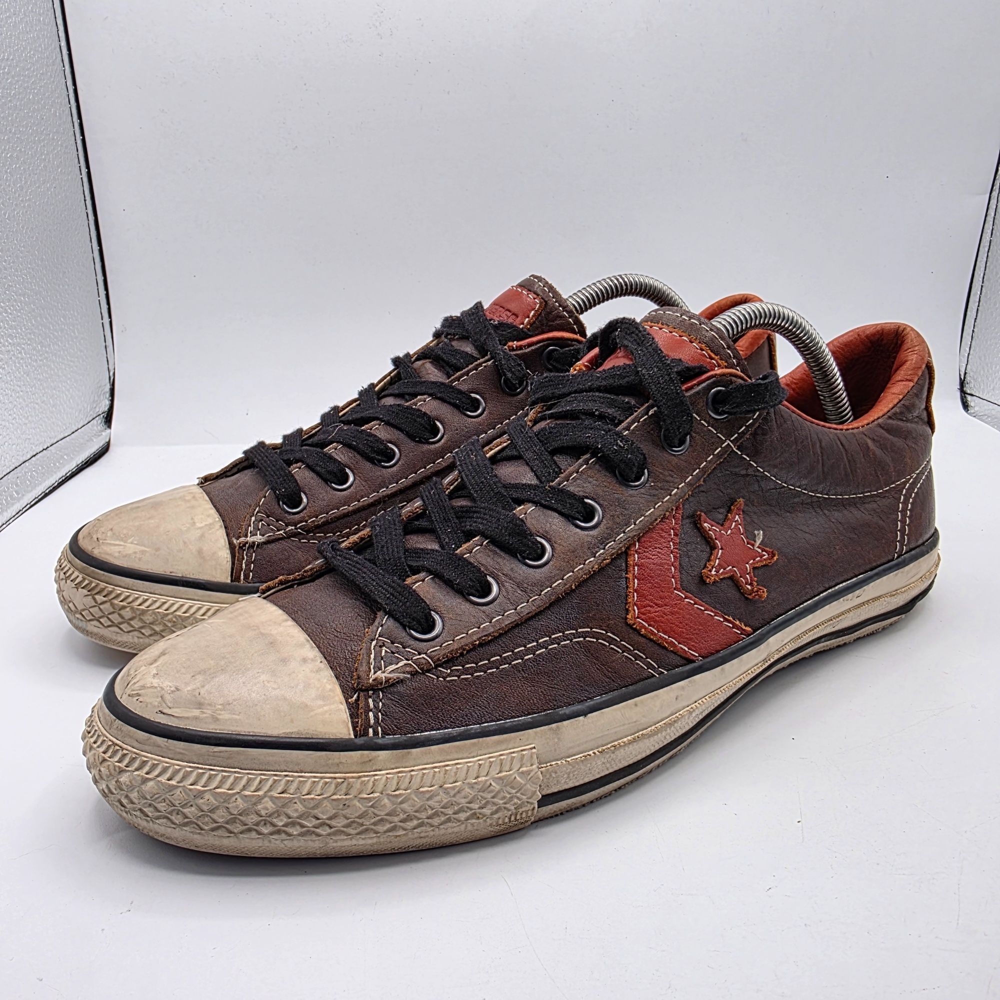 Converse Converse x John Varvatos Star Player Mens Size 9.5 Brown Lea Size US 9.5 / EU 42-43 - 3 Thumbnail